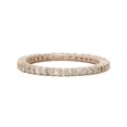 thumbnail image 2 of 1/2ct Raw White Diamond Prong Set Eternity Ring 14K Rose Gold, 2 of 3