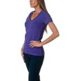 thumbnail image 3 of Bella + Canvas Ladies' Jersey Short-Sleeve Deep V-Neck T-Shirt -, 3 of 5