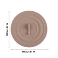 thumbnail image 3 of Uscallm Silicone Cup Lid Ceramic Mug Cover Dust Proof Coffee Tea Cup Lid Office Home Kitchen Drinkware Accessory, 3 of 6