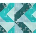 thumbnail image 4 of oneOone Cotton Flex Fabric Line|Chevron & Triangle Geometric Print Fabric By Yard 40 Inches Wide, 4 of 4