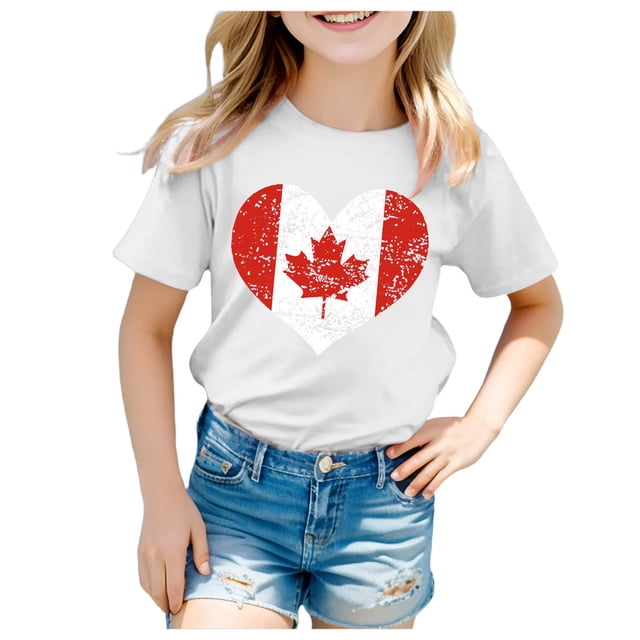 WEAIXIMIUNG Chemise à Rayures à Manches Longues pour Enfants T-Shirt à Manches Courtes pour Filles T-Shirt d'Été à Col Rond Coupe Décontractée T-Shirts Basiques