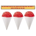 thumbnail image 4 of White Paper Cone Cups, Snow Cone Cups,Coated Leakproof Cone Paper Cups for Slush, Shaved Ice, Water 200Pcs, 4 of 8