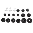 thumbnail image 2 of Drum Cymbal Felt Pad Drum Felt Pad 21Pcs Drum Cymbal Felt Pad Non Slip Instrument Accessory Replacement Part Set Kit, 2 of 8