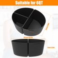 thumbnail image 3 of 3 Pcs Séparateur de Mijoteuse pour Casserole de 6 QT, Étanche, Séparateur de Mijoteuse Réutilisable en Silicone, Séparateur de Mijoteuse Résistant à la Chaleur, Doublure de Cuisson Compatible Lave-Vaisselle, 3 of 9
