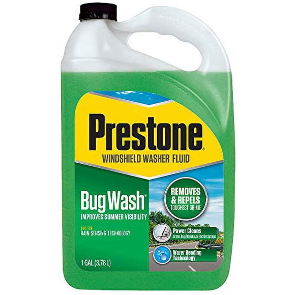 Prestone AS657 Bug Wash / Liquide Lave-Glace d'Été, 1 Gallon