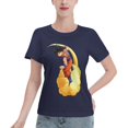 thumbnail image 1 of T-Shirt Basique à Manches Courtes pour Femmes Dragon Ball Wukong, 1 of 6