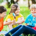 thumbnail image 3 of EGNMCR Children's Giraffe 10 Hole Bubble Machine Handheld Fully Automatic Summer Outdoor Stick Bubble Toy Children's Toy Bubble Stick 90ml Bubble Water Bubble Machine, 3 of 6