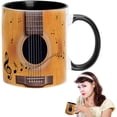 thumbnail image 1 of Ceramic Coffee Mug Funny Music Note Coffee Mug | Guitars Piano Violin Musician Coffee Mug Ceramic Mugs Set Glass with Measurements 5 Ounce Vegan Mug Set Mugs Bulk 12 Coffee Mugs Set with Rack, 1 of 3