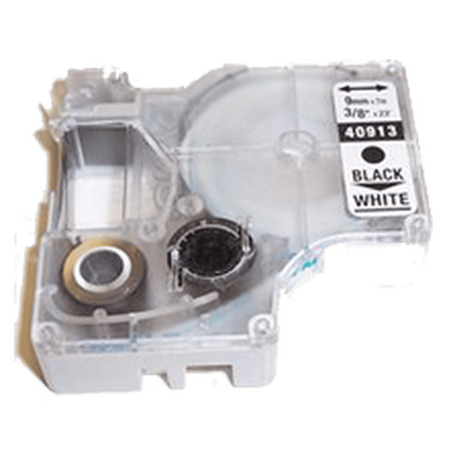 Zoomtoner Compatible DYMO 40913 Ruban d'Étiquette Noir sur Blanc pour DYMO LabelPOINT PnP