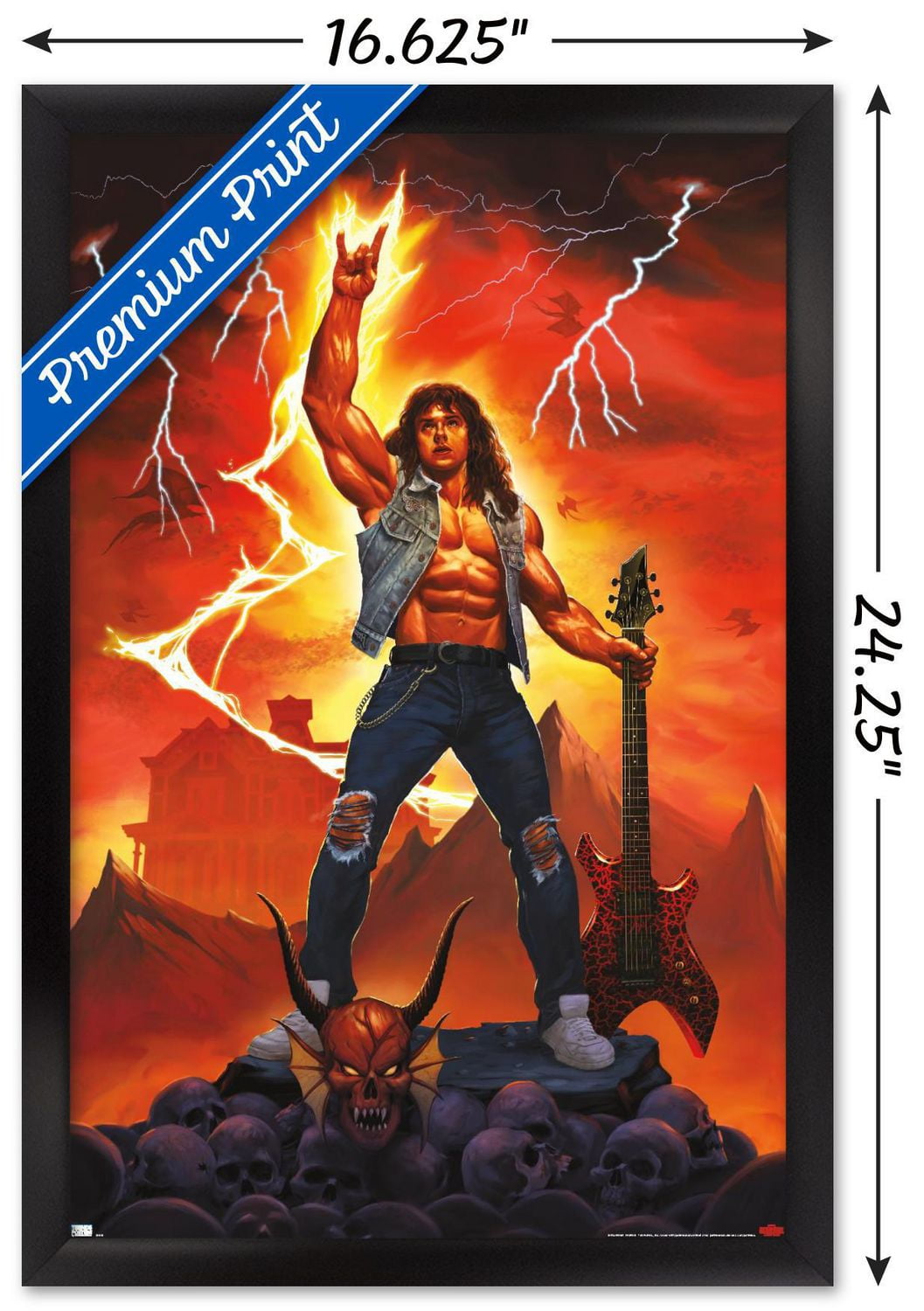 Netflix Stranger Things: Season 4 - Rock On Wall Poster, 22.375" x 34" Framed