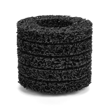 LAFGUR 5pcs 100mmx16mm Poly Strip Disc Wheel Paint Rust Removal Clean For Angle Grinder