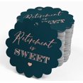 thumbnail image 4 of Inkdotpot Rose Gold Foil Paper Hang Tags Retirement Is Sweet Text Favor Tags 50 Pieces, 4 of 6