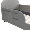thumbnail image 2 of Little Seeds Oliver Upholstered Toddler Bed, 2 of 9