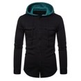 thumbnail image 1 of DPTALR Cardigan Homme Automne et Hiver Pull à Capuche Décontracté Grand Manteau Multicolore, 1 of 3