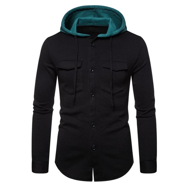 DPTALR Cardigan Homme Automne et Hiver Pull à Capuche Décontracté Grand Manteau Multicolore