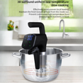 thumbnail image 2 of Vacuum Sous Vide Cooker LCD Touch Digital Display Immersion Circulator Accurate Cooking Waterproof Slow Cooker A US Plug, 2 of 7