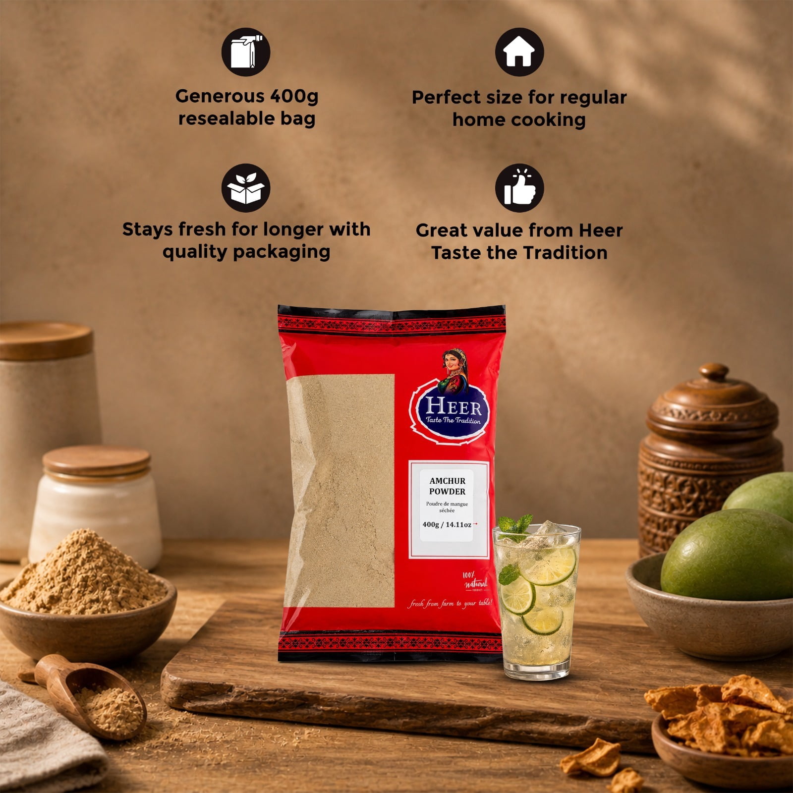 AMCHUR POWDER 400 GRAMS