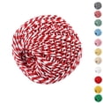 thumbnail image 2 of Cotton Thread Weave Socks Clothes Hats Clothing Practicing Prop Sewing Rope Multicolored 100 Meters for Beginners DIY Ropes pink + white, 2 of 8