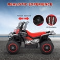 thumbnail image 4 of Qaba VTT Quad 6 V pour Enfants, Voiture Électrique à 4 Roues avec Phares, Noir, 4 of 10
