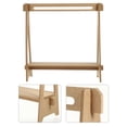 thumbnail image 3 of Mini Doll Clothes Rack Miniature Clothes Wood Display Stand Doll House Garment Rack Decor, 3 of 7