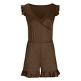 thumbnail image 4 of QHFBli Swim Romper with Built in Bra and Pockets Swim Dress Modest One Piece Swimsuit Full Coverage Bathing Suit, 4 of 6