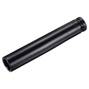 Unique Bargains Douille à Choc Profonde de 19 mm, Entraînement de 1/2 Pieds, Acier CR-V Traité Thermiquement, Longueur de 6 Pieds, Tailles Métriques à 6 Points