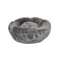 thumbnail image 2 of Pet bed oval bed Grey wave microfiber, 2 of 4