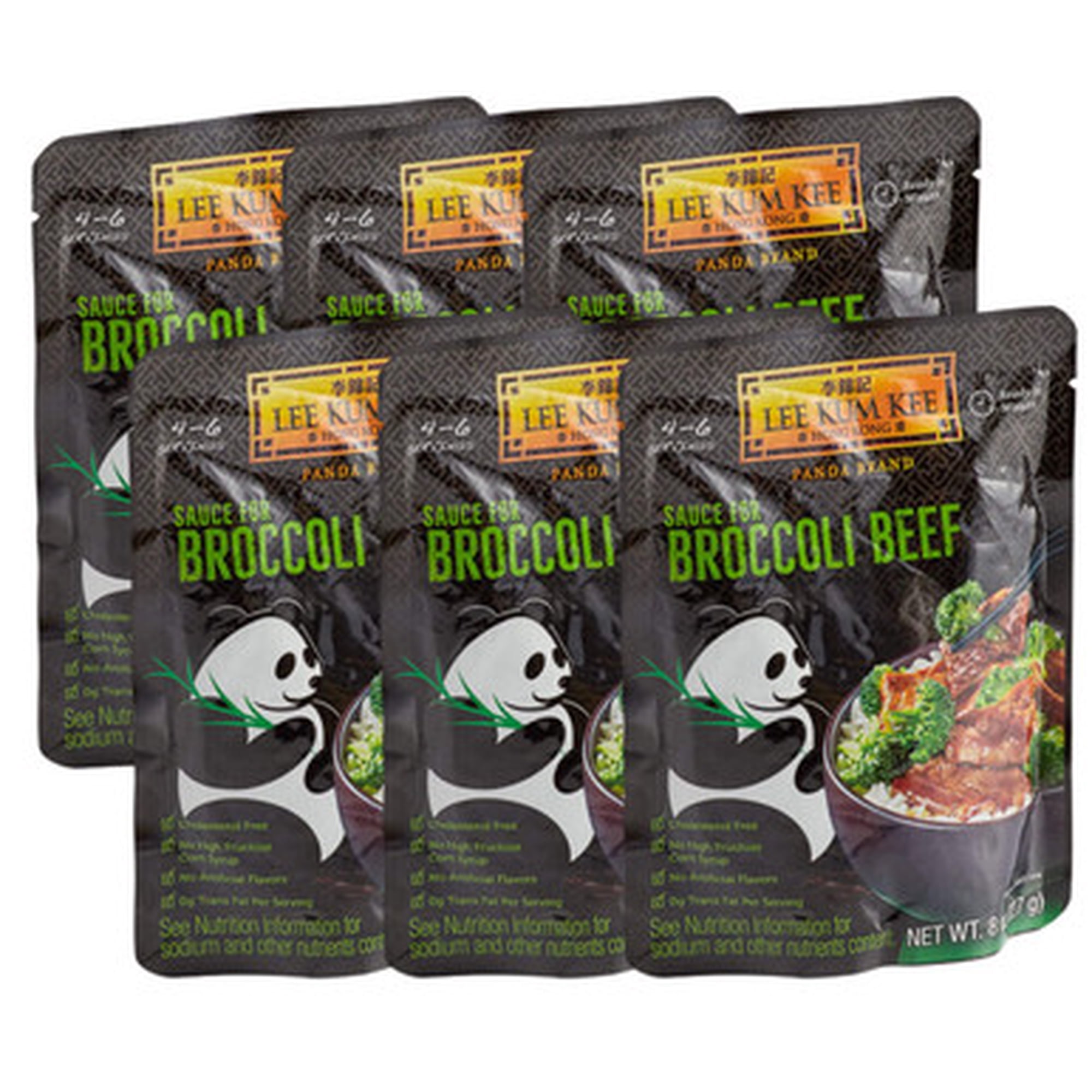 DeliciousTaylormade BeeFace NKTAC ‘26LTD Lee Kum Kee Panda Brand Broccoli Beef Sauce 8 oz. - 6/Case