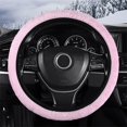thumbnail image 2 of Lksixu Car Accessories Elastic Stretch Steering Wheel Cover with Soft Warm Non-Slip Car Decoration Car Wheel Protector Universal Fits 14-15 Inches Universal Car Interior Accessory, 2 of 9