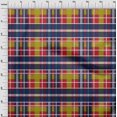 thumbnail image 1 of oneOone Polyester Lycra Red Fabric Madras Check Craft Projects Decor Fabric Printed By The Yard 56 Inch Wide, 1 of 3