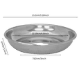 thumbnail image 2 of Plat Halwa en acier inoxydable Verka, 2 of 6