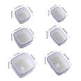 thumbnail image 2 of Ohufall Microwave Safe Airtight Food Storage Containers With Lids Plastic Preservation Box Set Refrigerator Heatable Lunch Containers, 2 of 8