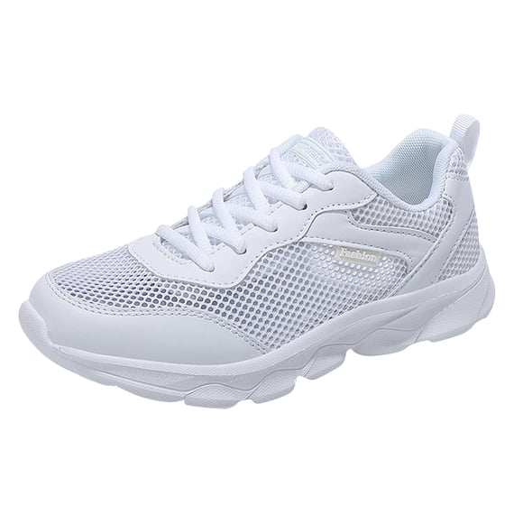 WEAIXIMIUNG Sneakers Women Trendy Platform Women's Summer Fashion Mesh Perforated Breathable Sports Shoes Non Casual Comfortable Running Shoes
