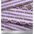 thumbnail image 3 of Soimoi Velvet Fabric Aztec Southwestern Print Fabric by Yard 58 Inch Wide, 3 of 3