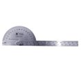 thumbnail image 1 of Rapporteur d'Angle Rotatif à 180 Degrés en Acier Inoxydable, Règle de Mesure pour le Travail du Bois, Outil Artisanal, 1 of 8