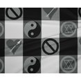 thumbnail image 5 of oneOone Polyester Spandex Black Fabric Craft Projects Decor Fabric Printed By The Yard 56 Inch Wide, 5 of 5