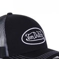 thumbnail image 4 of Baseball Cap VON lettered Sunscreen Mesh Embroidered DUTCH Trucker Hat TEMU black Adjustable, 4 of 4