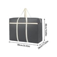 thumbnail image 3 of Travel Storage Bag Moving Bag Large Capacity Non-woven Quilt Bag Portable Duffel Bag Practical, 3 of 4
