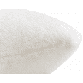 thumbnail image 2 of Mainstays Decorative Cushion, Solid Faux Fur, 20x20 in, White 2-Pack, 2 of 5