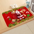 thumbnail image 1 of RKSTN Area Rug Christmas Floor Mat Kitchen Bathroom Door Non Slip Mat 40 * 60cm Floor Mat Non Slip Home Decor Door Mat, 1 of 2
