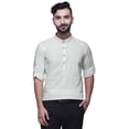 thumbnail image 4 of BESTMAN Kurta-Shirt Court pour Homme, Inde, Imprimé, Manches Longues Retroussables, 4 of 6