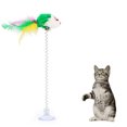 thumbnail image 1 of Cat Toy Funny Interactive Suction Spring Cat Toy Cat Feather Wand Cat Teaser, 1 of 5