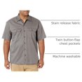 thumbnail image 4 of Dickies Chemise de Travail à Manches Courtes pour Homme, 3X, Argent, 4 of 8