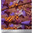 thumbnail image 3 of Soimoi Cotton Voile Fabric Triangle,Star & Brush Stroke Abstract Print Sewing Fabric Yard 56 Inch Wide, 3 of 4