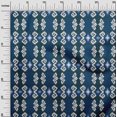 thumbnail image 2 of oneOone Polyester Lycra Fabric Diamond & Swirl Ikat Printed Fabric 1 Yard 56 Inch Wide, 2 of 4
