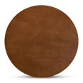 thumbnail image 3 of Bowery Hill Rubberwood Walnut Brown Dining Table Round Assembly Required 35.4" Unassembled, 3 of 7