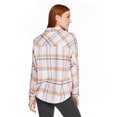 thumbnail image 3 of No Boundaries Women's Oversized Flannel Shirt, 3 of 6
