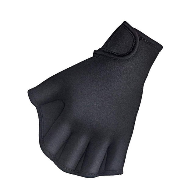 Maytalsory Non-shedding Neoprene Gloves For Comfortable Swimming Experience Improve Swimming Speed black M