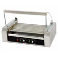 thumbnail image 2 of Machine de Grillade Portable 18 Hot-Dogs 7 Rouleaux en Acier Inoxydable Commerciale avec Couvercle Neuve, 2 of 3