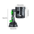 thumbnail image 3 of D-185 Green Green Short Rod Car Cup Support Beverage Holder With Suction Cup For Phone Mounting Sturdy #6p0kJ, 3 of 6